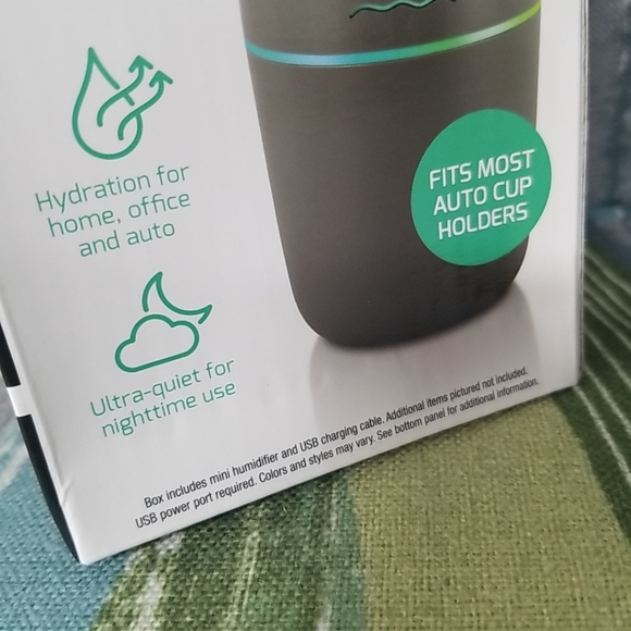 NIZONI Whisper Quiet Mini HUMIDIFIER - 2 Misting Modes - Up to 6 Hours Use - USB - Picture 11 of 11